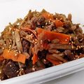 しょこちゃんです's cooksnap of when they made 【副菜】ひき肉入り♪ごぼうの五目金平.
