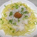 ジョングレ's cooksnap of when they made しらすおろしすっぱスパ.