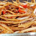 monjimari's cooksnap of when they made きんぴらゴボウ.