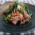 タロすけ's cooksnap of when they made ラー油でウマ辛☆豚ニラ炒め.