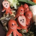 marie_rose's cooksnap of when they made Newソーセー人（飾り切り）キャラ弁.