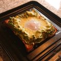ハチワレねこ's cooksnap of when they made アボカドエッグトースト.