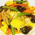 naki1227's cooksnap of when they made 簡単！豚肉ときくらげの卵炒め.