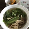 Nana983's cooksnap of when they made しめじとサニーレタスのコンソメスープ.