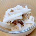 ヒロユキッチン☆'s cooksnap of when they made 俺流！大根と帆立の貝柱のサラダ.