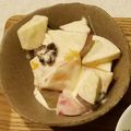 min☆___'s cooksnap of when they made 秋のフルーツサラダ　柿　梨　りんご.