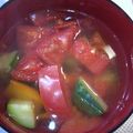 ゆりYO船長's cooksnap of when they made ズッキーニとトマトのスープ.