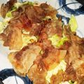 torisantom's cooksnap of when they made かりかり豚バラ肉と蒸しキャベツポン酢風味.