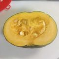 のりこったん's cooksnap of when they made 農家直伝♪カボチャの切り方のコツ.