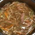 ゆっぴー母さん's cooksnap of when they made ♪えのきベーコンレタススープ♪.
