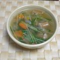 ちびぷりん's cooksnap of when they made パンと一緒に♪水菜の簡単スープ.