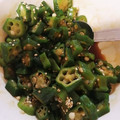 ♬あじさいのレシピ♬'s cooksnap of when they made ◇オクラの胡麻和え◇とにかく簡単！.