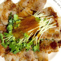 むうちゃんこうちゃん's cooksnap of when they made 豚バラスライスの揚げない和風とんかつ.