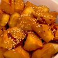 ○●すみれ●○'s cooksnap of when they made 炊飯器で♡お総菜屋さん風のつやつや大学芋.