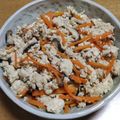 55才のおじさん's cooksnap of when they made 簡単ヘルシー♪ひき肉たっぷり炒り豆腐！.