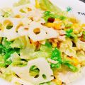 1106のんたん's cooksnap of when they made ❤れんこんとキャベツのツナカレーサラダ❤.