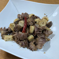 okamelove's cooksnap of when they made 砂肝とエリンギのガーリック炒め.