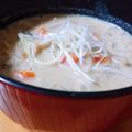 南月。's cooksnap of when they made ぽかぽか☆豆乳と生姜の食べるスープ.