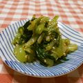DELFT★BLUE's cooksnap of when they made 栄養たっぷり♪チンゲンサイのナムル.