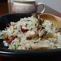 ダイナマイト漆黒's cooksnap of when they made タコ・ガーリック炒飯.