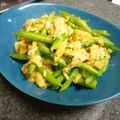 卯月のうさぎ２０１４'s cooksnap of when they made アスパラガスとチーズのスクランブルエッグ.