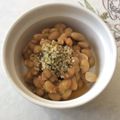 CANADOLL's cooksnap of when they made *納豆の塩麹卵黄おろしソースがけ*.