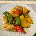 kotorinpi's cooksnap of when they made 鶏もも肉とじゃがいもピーマン炒め.:*☆.