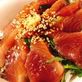KAORULALA's cooksnap of when they made 簡単！スーパーのお刺身で鰹タタキの漬け丼.