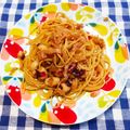 ﾁｲﾁｬﾝﾏﾏ's cooksnap of when they made 簡単！タコとベーコンの和風パスタ！.