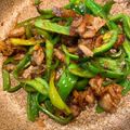 mi0yo4's cooksnap of when they made ごま油香る♪ピーマンと豚肉の炒めもの.