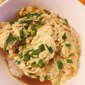 komugiko4's cooksnap of when they made 【農家のレシピ】エノキと長ネギの玉子丼.