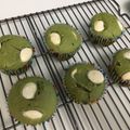 プリティースノー's cooksnap of when they made 抹茶とホワイトチョコのマフィン.