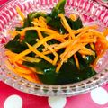 みっくママ's cooksnap of when they made 簡単ヘルシー♪わかめとにんじんのあえもの.