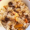 よつりま's cooksnap of when they made きのこの香り豊か！食欲そそる炊き込みご飯.