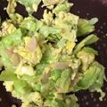 くりっかー's cooksnap of when they made キャベツとベーコンの卵とじ.