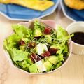 runa10's cooksnap of when they made アボカド・ビーツ・豆腐の和風サラダ.