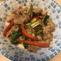 tomhalumam's cooksnap of when they made 簡単♪豚バラと小松菜のオイスター炒め.