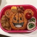 エリうさぎ's cooksnap of when they made ハロウィンキャラ弁☆かぼちゃミッキー.