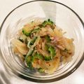 クック3WWFWO☆'s cooksnap of when they made 白ゴーヤとたまねぎのツナサラダ.