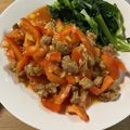 ちみぷぅ's cooksnap of when they made お弁当にも♪大豆のお肉のチリソース.