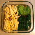 samakosama's cooksnap of when they made 銀座『たか田』水菜とお揚げのおひたし.