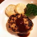 なーなちゃん's cooksnap of when they made うちの、でっかい豚ハンバーグ。.