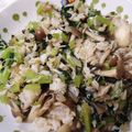 ももちゃんまこちゃん's cooksnap of when they made 朝チャーハン　小松菜しらすのさっぱり炒飯.