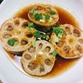 hime1031's cooksnap of when they made 蓮根の鶏肉詰め〜和風あんかけ〜.