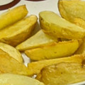 ゆけり３兄弟's cooksnap of when they made *焼き揚げる*皮付きフライドポテト.