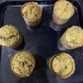 YarnVega's cooksnap of when they made ホットケーキミックスdeあんこマフィン♪.