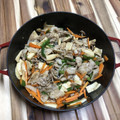 りょーこ0520's cooksnap of when they made 豚肉、エリンギと野菜の中華炒め.