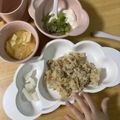 ほたほた焼き's cooksnap of when they made 【離乳食後期〜】牛肉とごぼう炊き込みご飯.