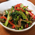 低カロ探検隊's cooksnap of when they made 簡単♪豚バラと小松菜のオイスター炒め.