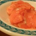 綾タン's cooksnap of when they made 砂糖と塩のマジック★簡単スモークサーモン.